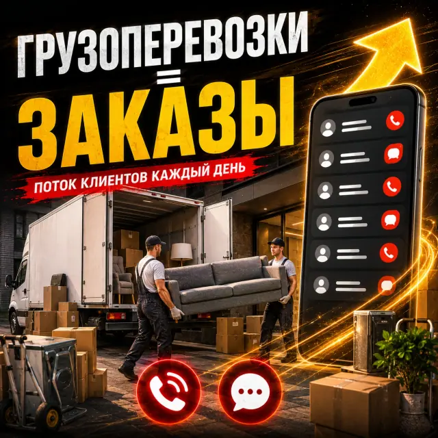 Обложка для Авито: грузоперевозки и поток заказов